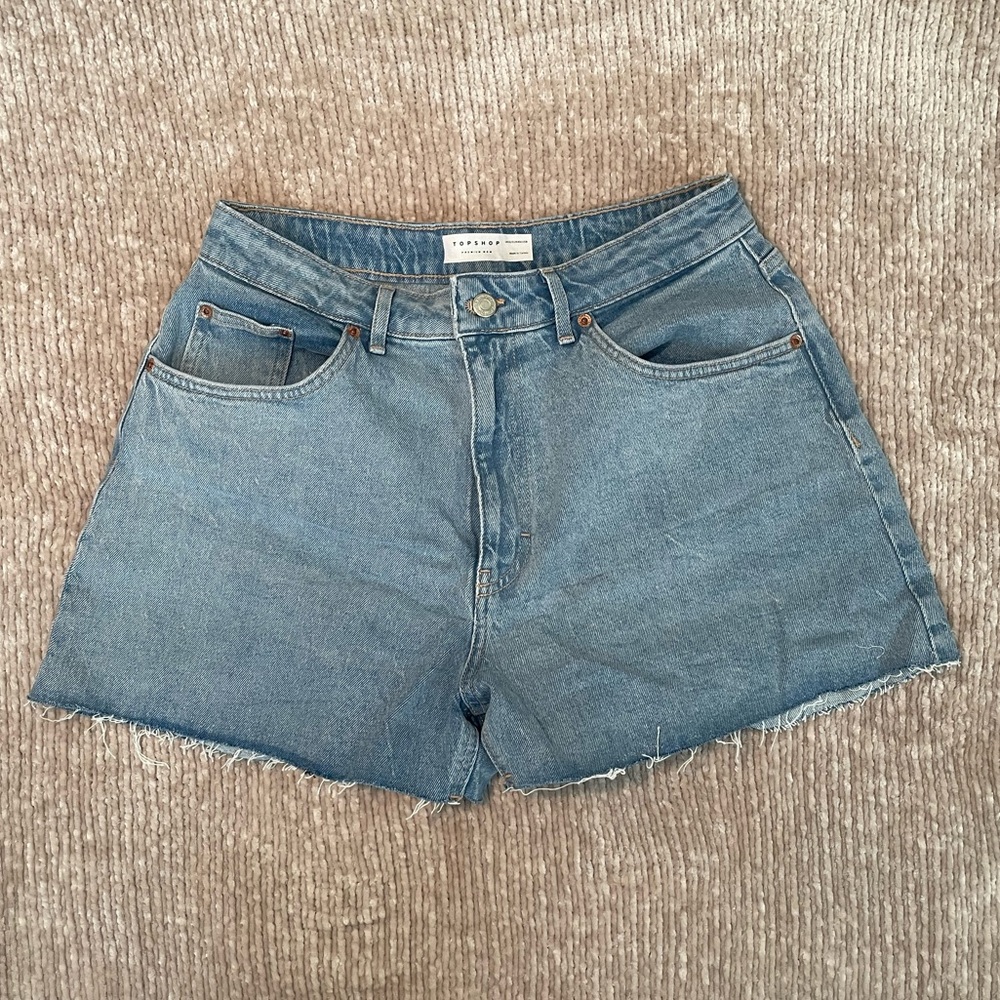 Top shop denim shorts